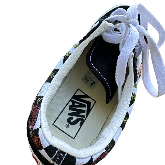 VANS Old Skool Plat Poppy Checkerboard - Picture 4 of 5